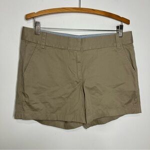 J. Crew‎ 100% cotton chino broken in khaki shorts size 10